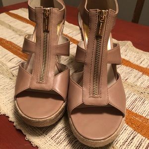 Michael Kors Damita Leather Wedge 9.5M